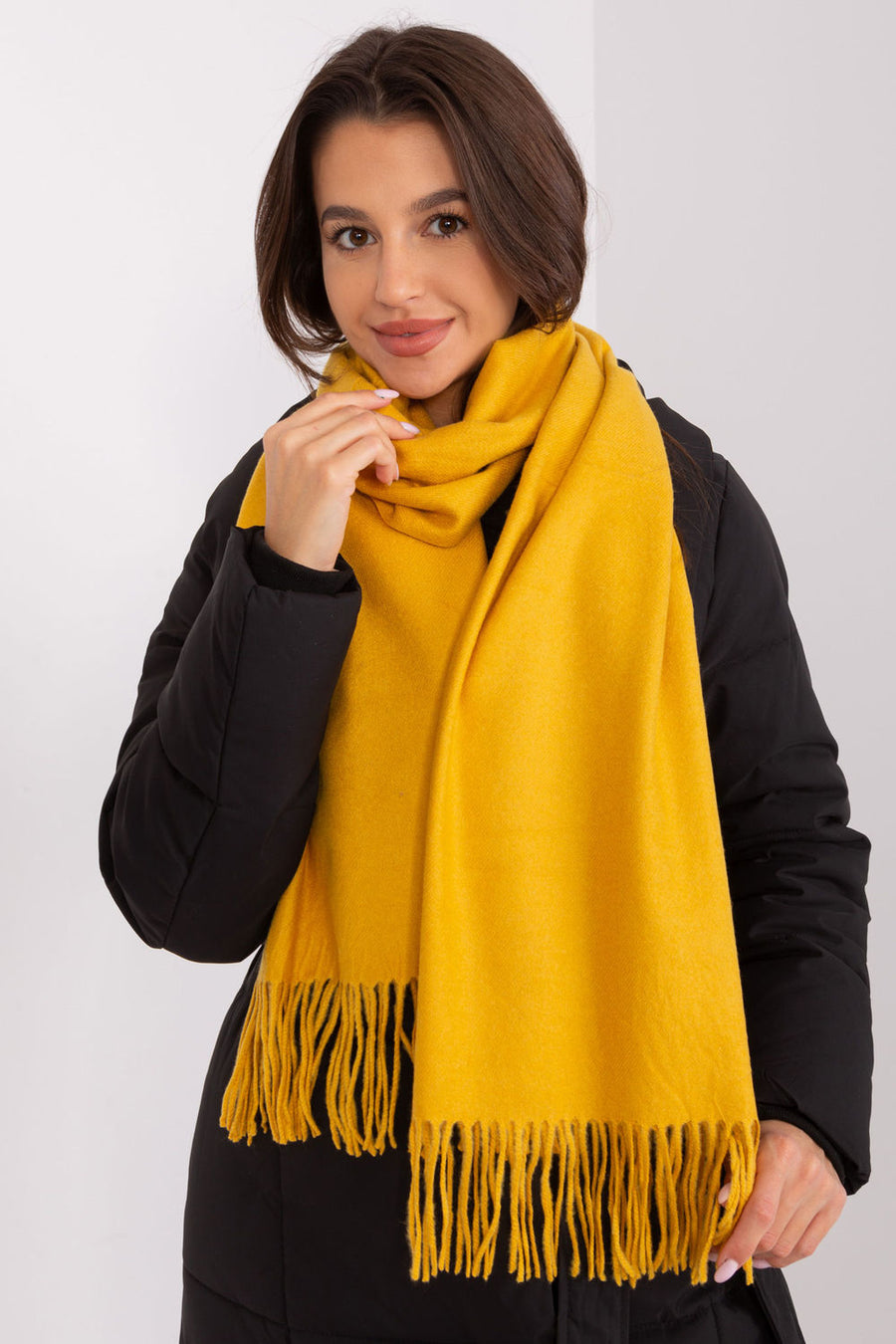 AT Dark Yellow Shawl
