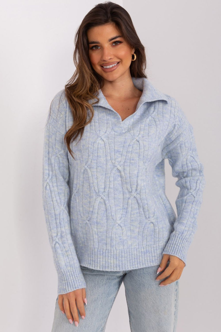 AT Sky Blue Long Sleeve Jumper