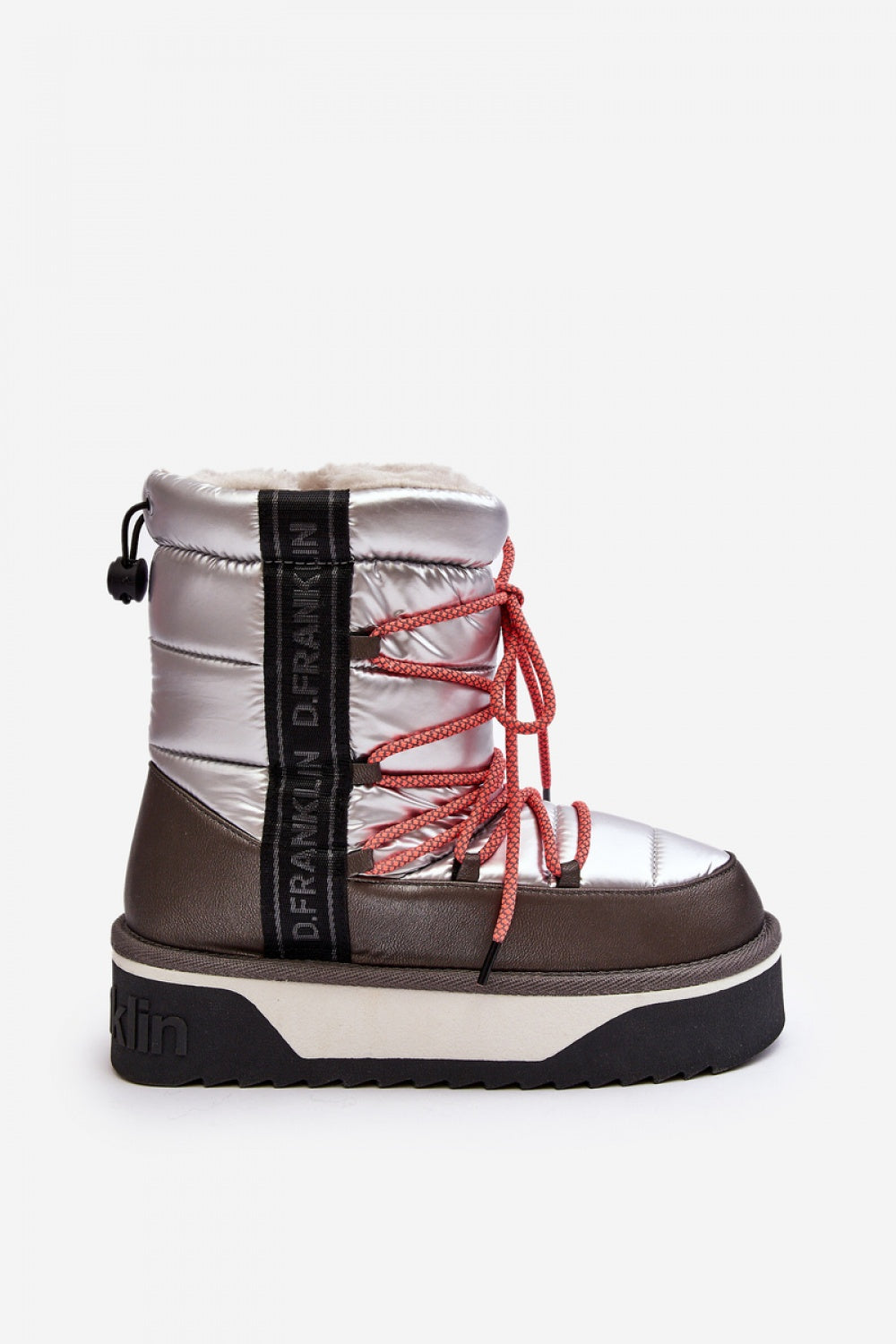 Step In Style Silver Warm Lined Snow Boots - view 3