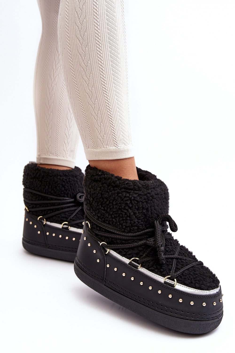 Step In Style Rohes Black Platform Warm Lined Snow Boots - view 2