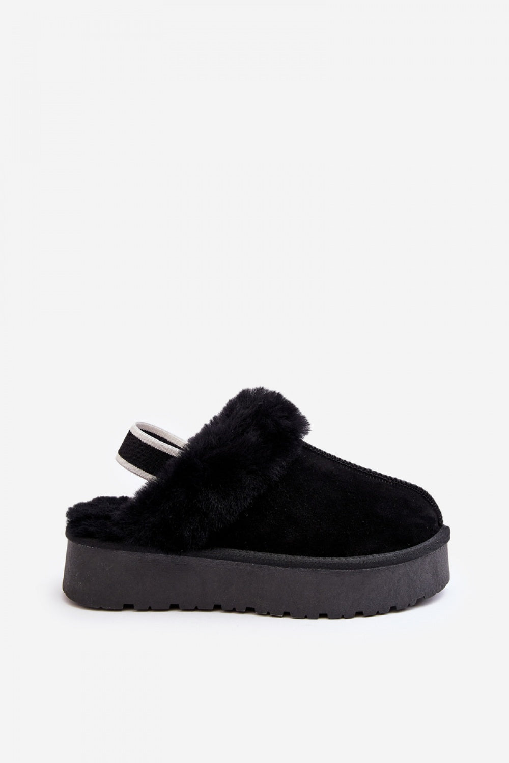 Step In Style Sophienne Black Suede Platform Slippers - view 3