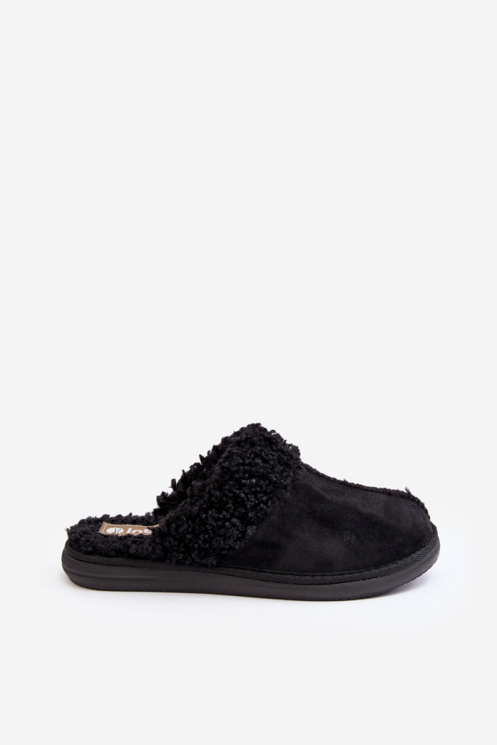 Step In Style Inblu Black Warm Lined Slippers - view 3