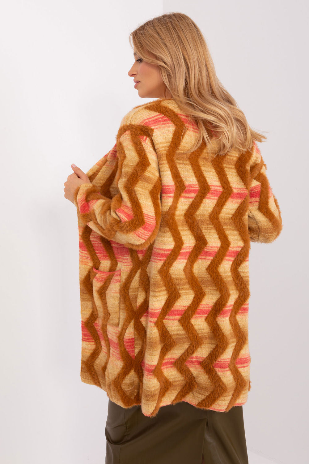 AT Camel Long Sleeve Cardigan - view 3