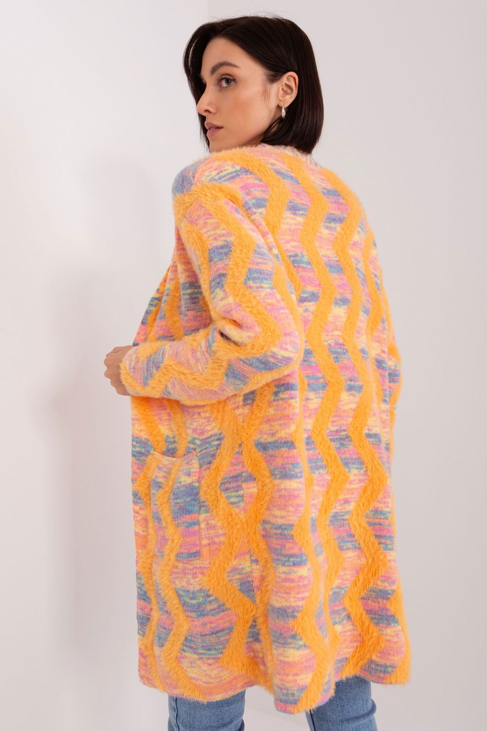 AT Orange Long Sleeve Cardigan - view 3