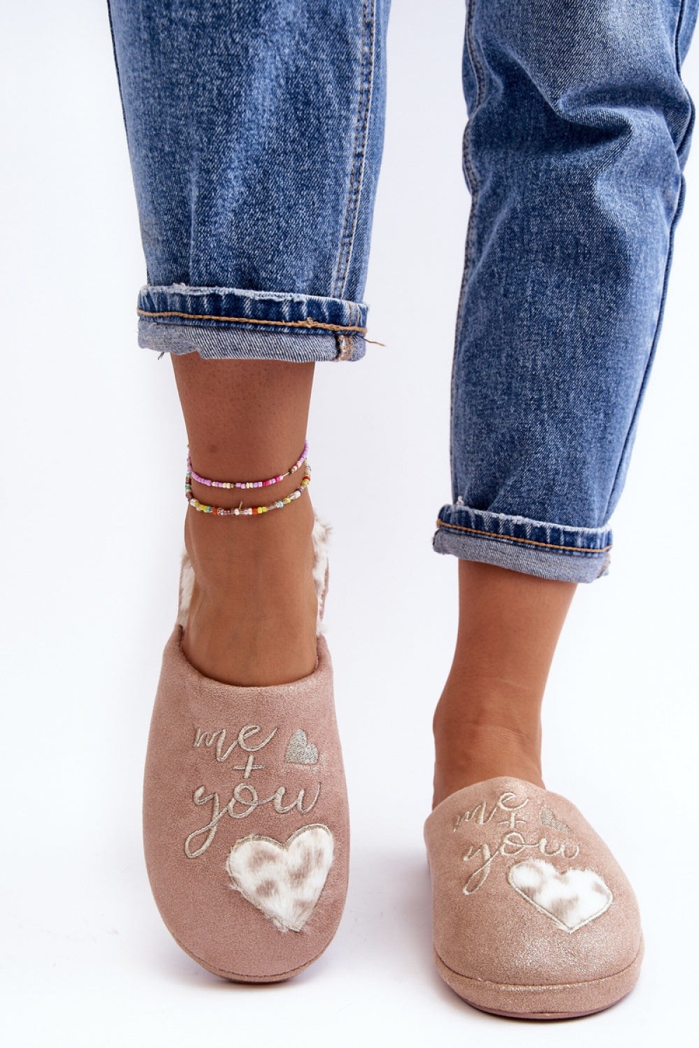 Step In Style Geraja Pink Warm Lined Slippers - view 3