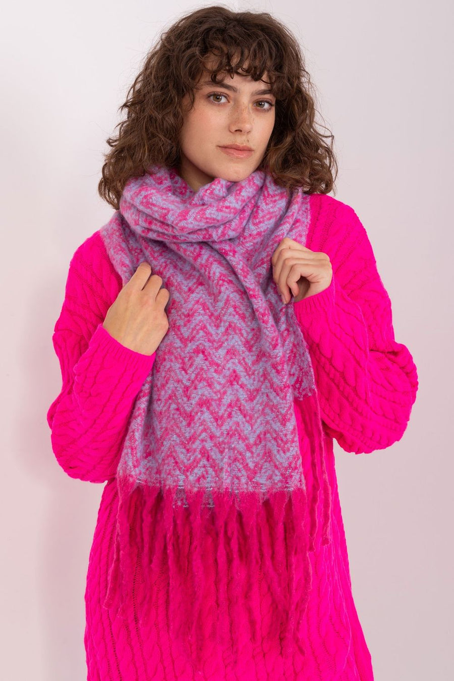 AT Pink Loose Fit Shawl