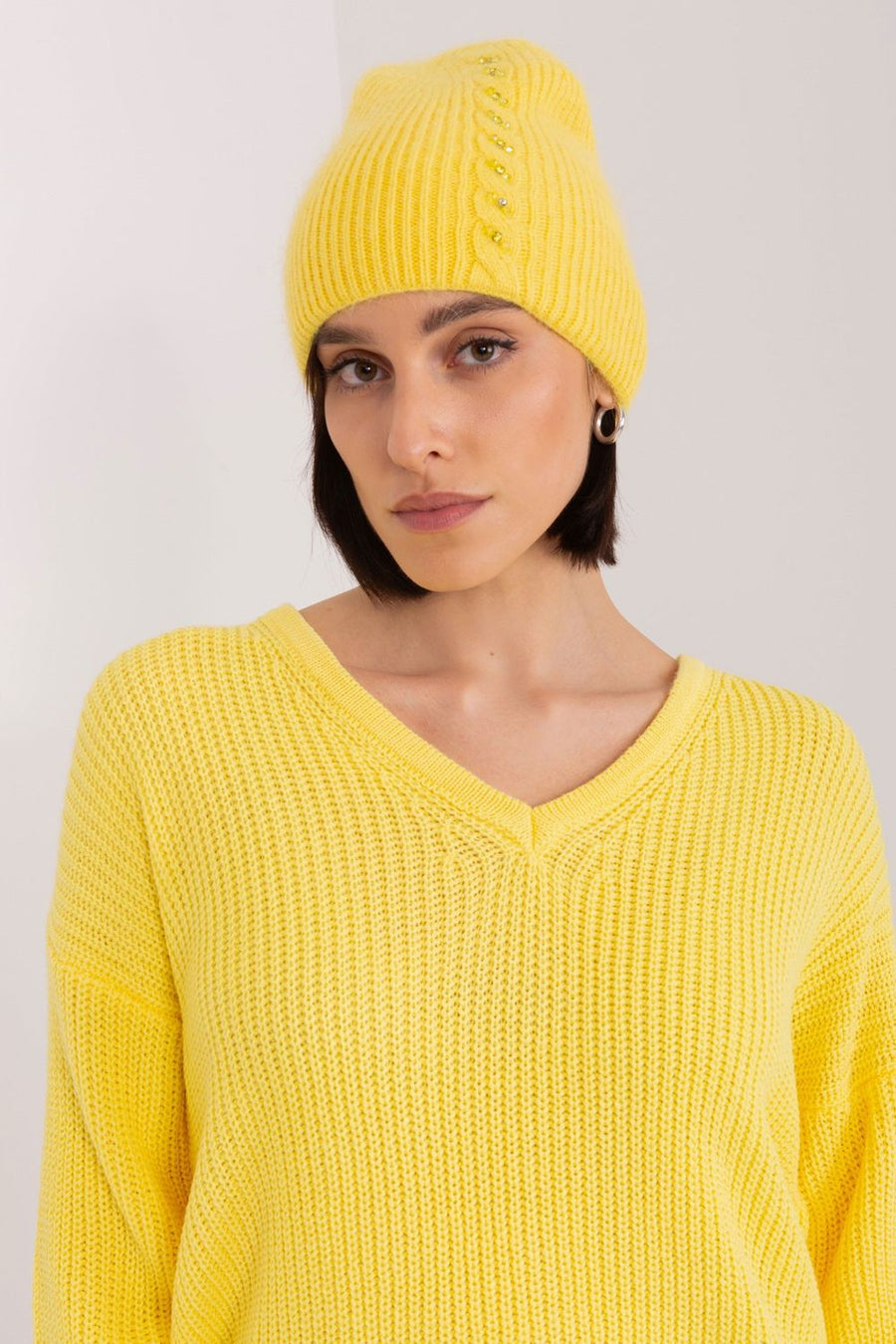AT Yellow Beanie Hat