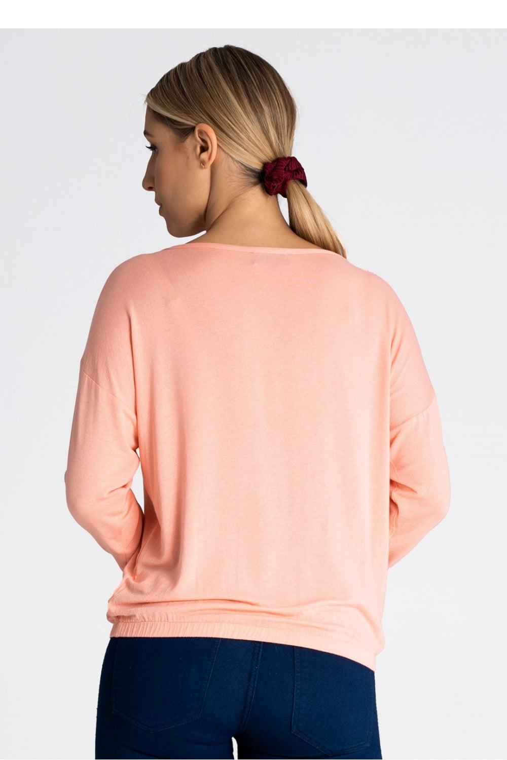 Figl Pink Loose Fit Long Sleeve Blouse - view 3