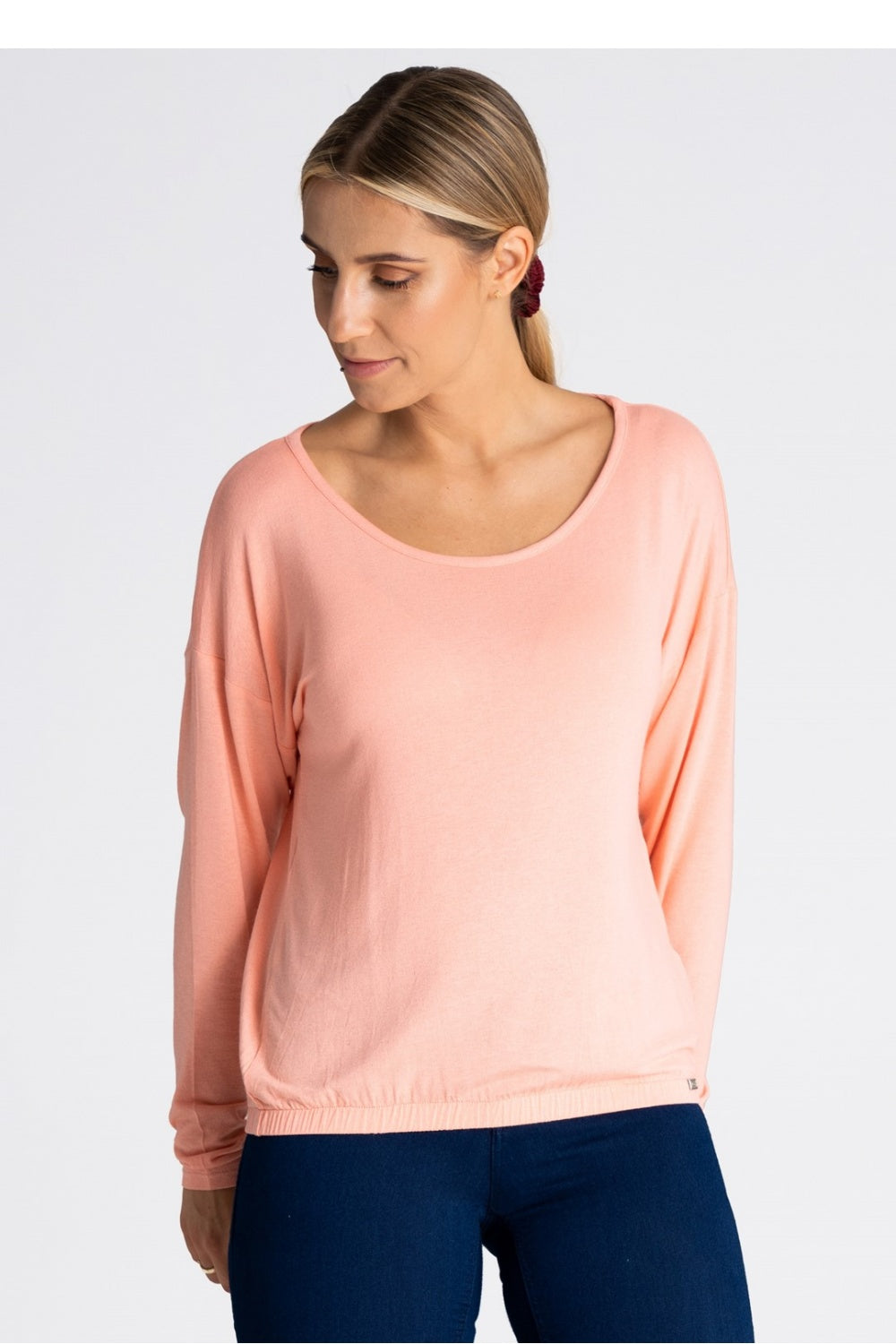 Figl Pink Loose Fit Long Sleeve Blouse - view 4