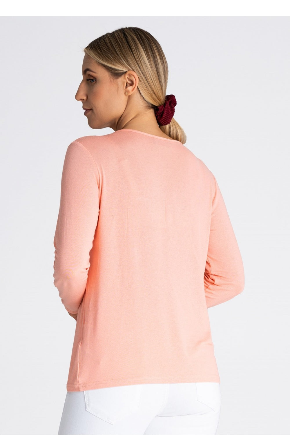 Figl Pink Viscose Long Sleeve Blouse - view 3