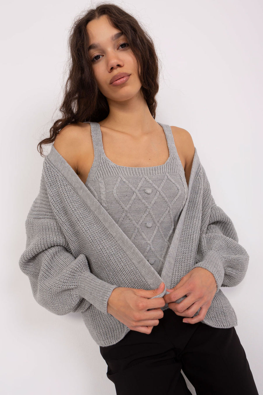 Badu Grey Long Sleeve Twinset