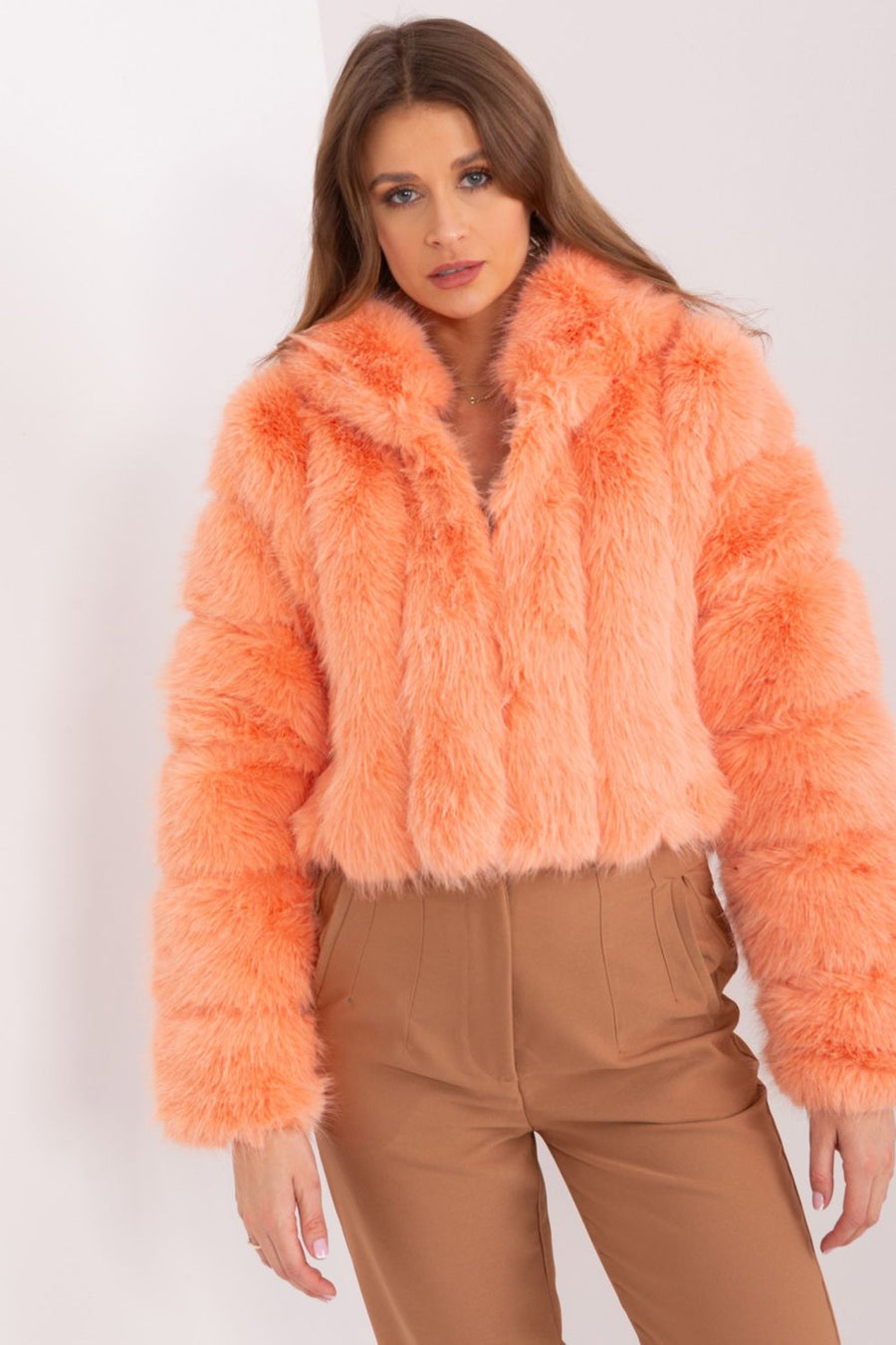 AT Peach Hooded Long Sleeve Jacket