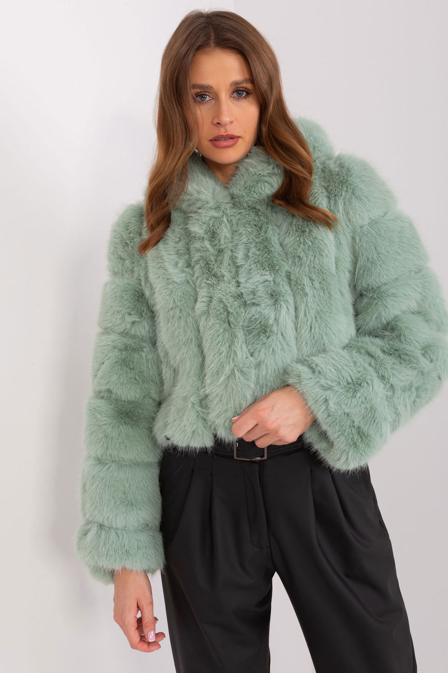 AT Pistachio Hooded Long Sleeve Jacket