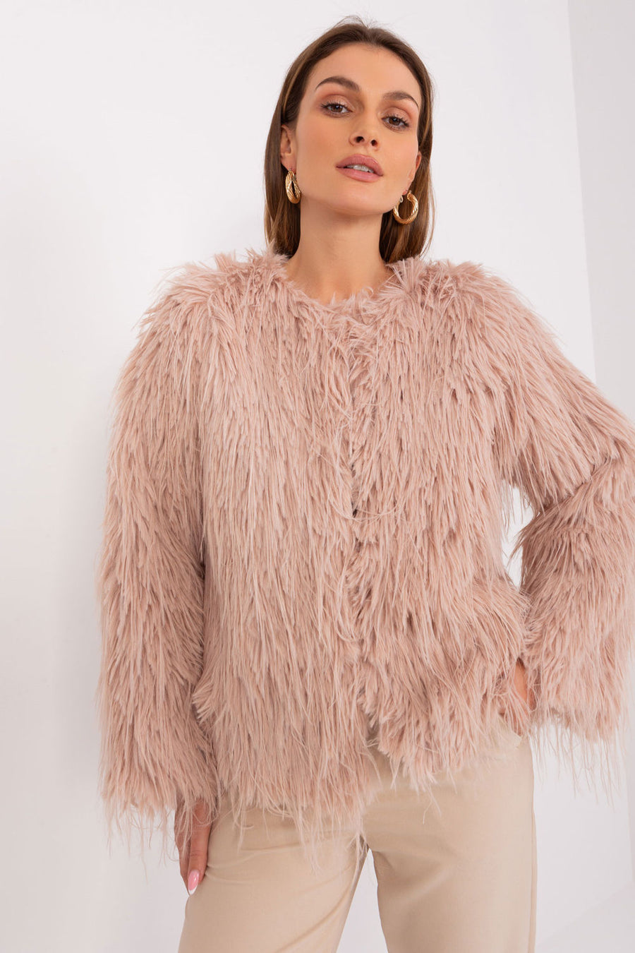 AT Dark Pink Long Sleeve Jacket