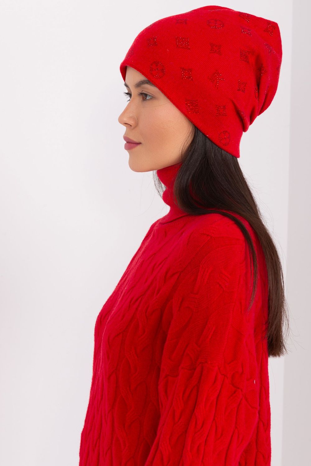 AT Red Beanie Hat - view 4