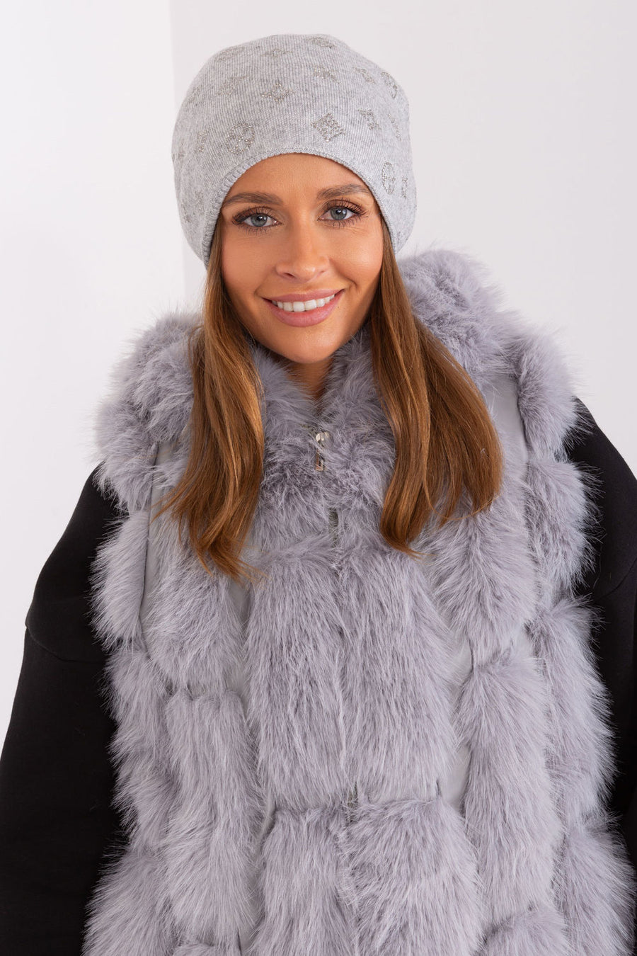 AT Grey Beanie Hat