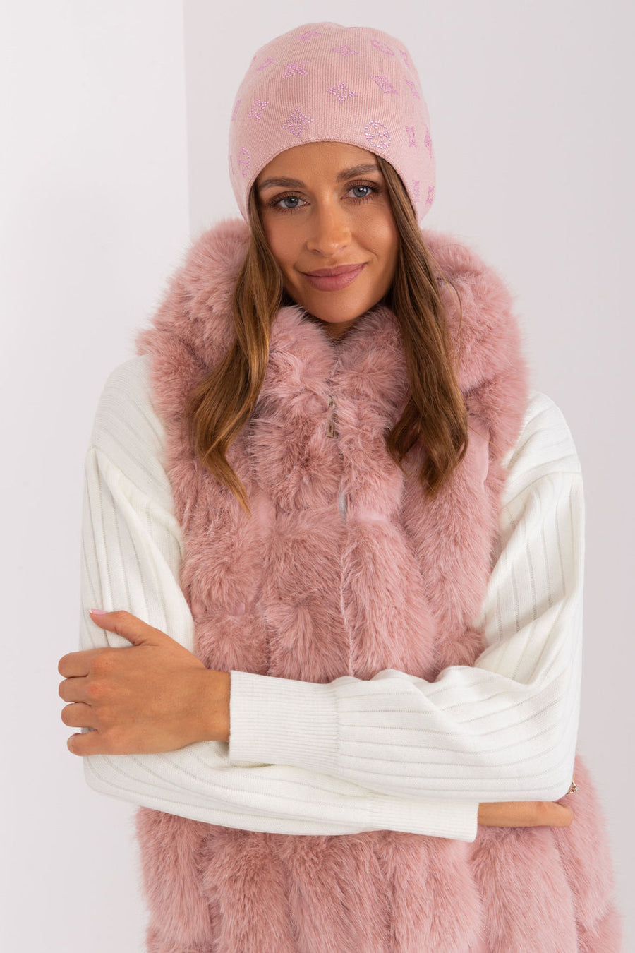 AT Pink Beanie Hat