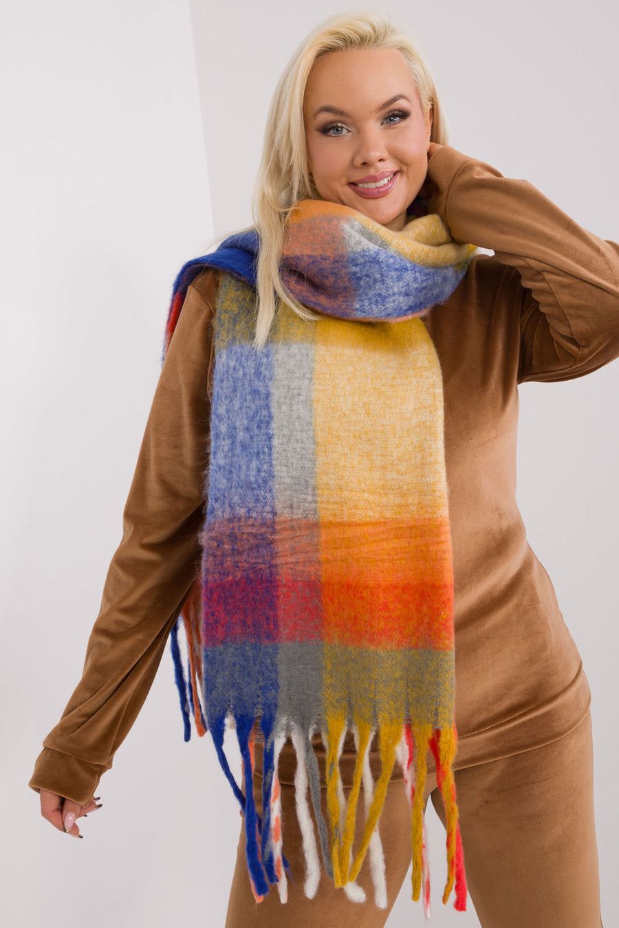 AT Dark Yellow Shawl