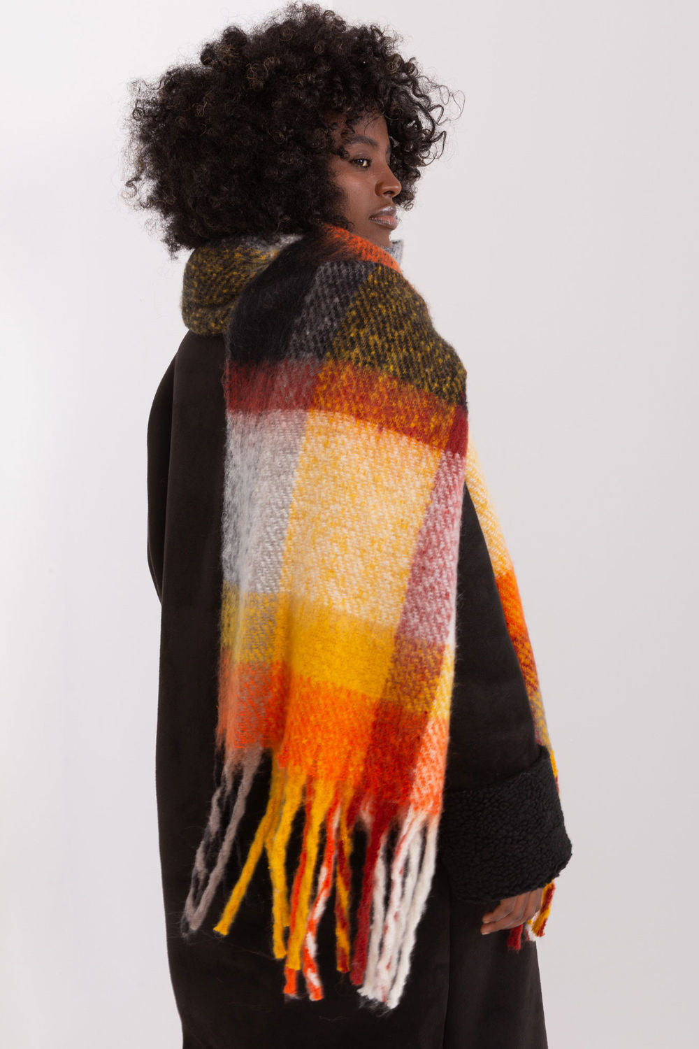 AT Orange Shawl - view 3