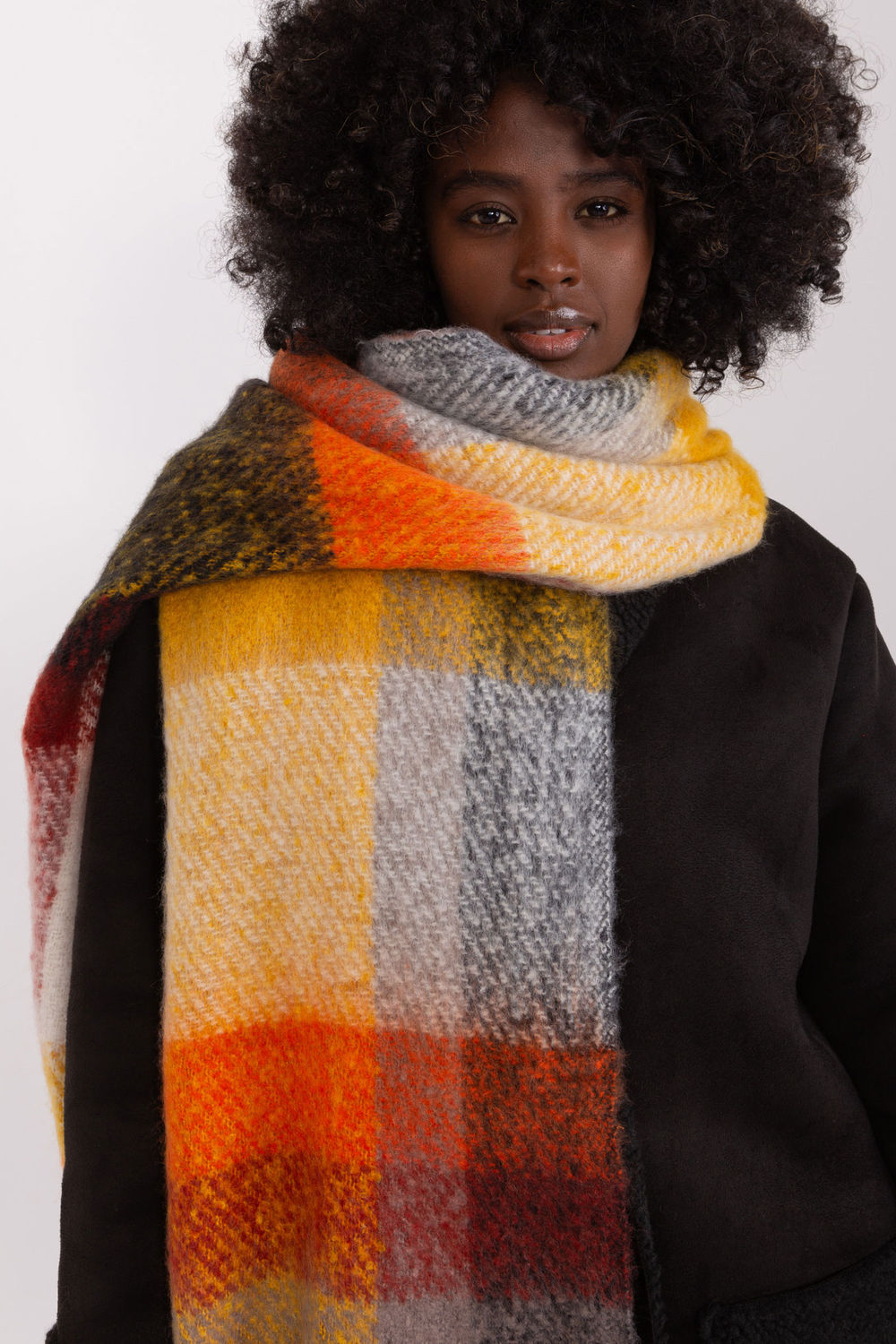 AT Orange Shawl - view 4