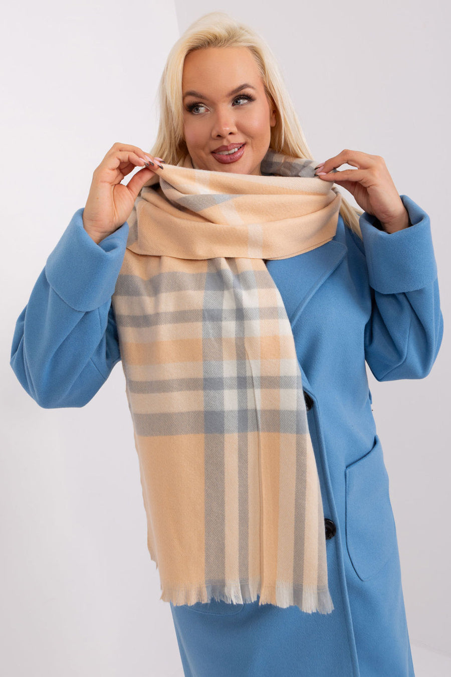 AT Peach Shawl