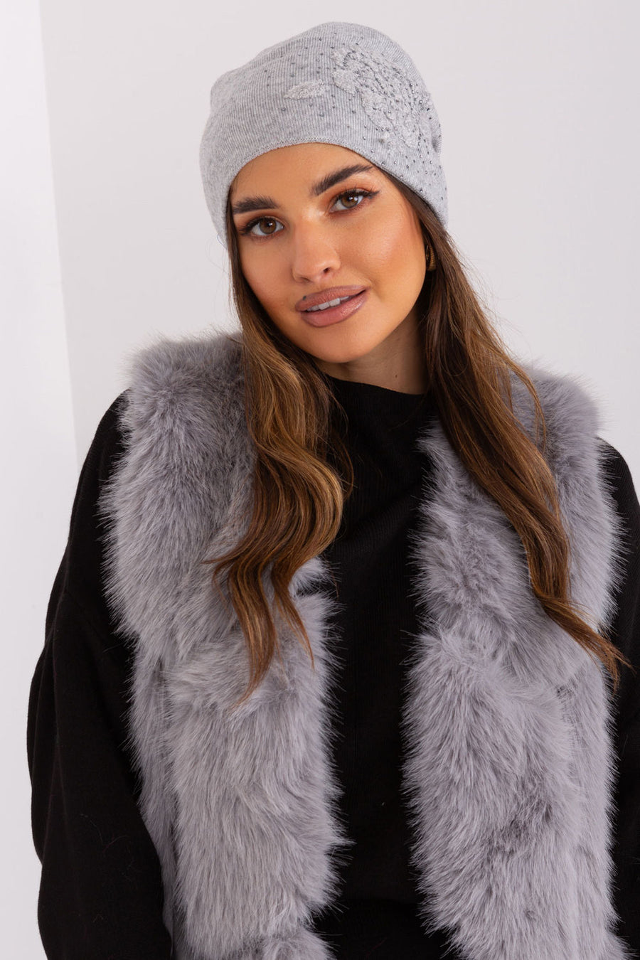 AT Grey Beanie Hat
