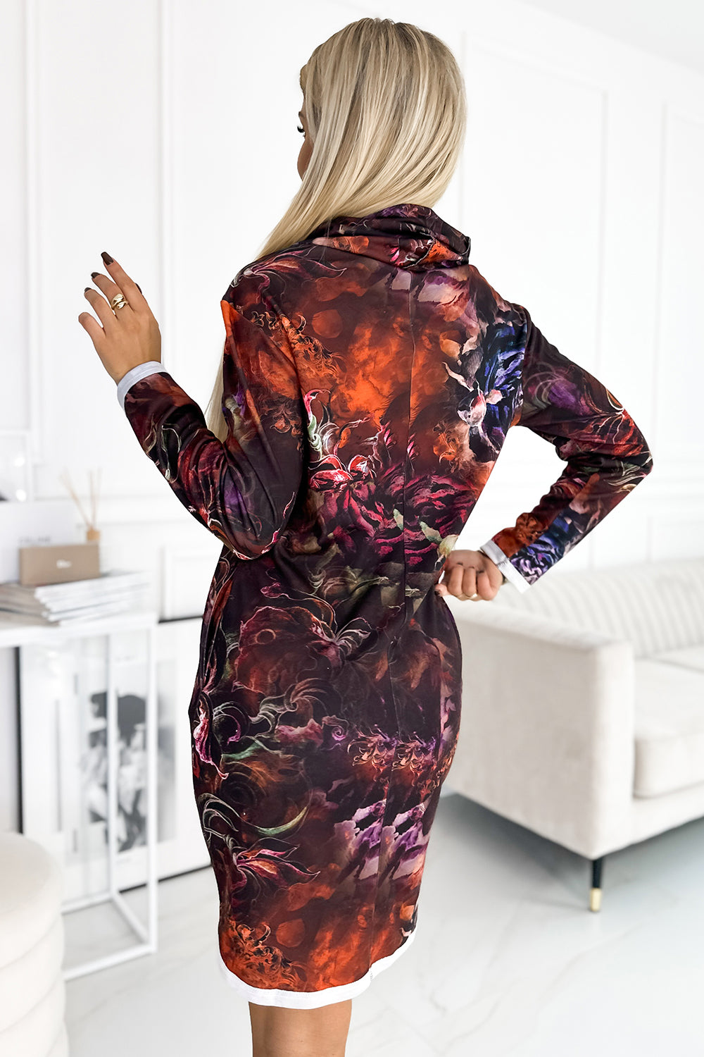 Numoco Irene Patterned Dress - view 3