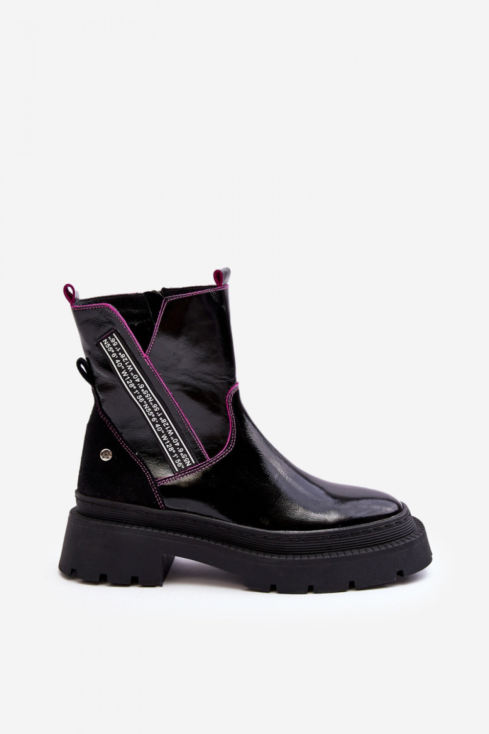 Step In Style Maciejka Fuchsia Leather Heeled Shoes - view 3