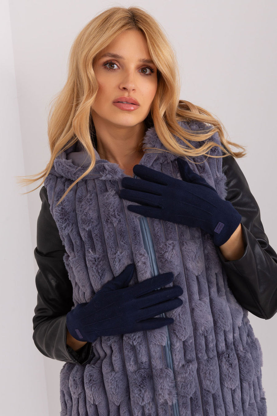 AT Navy Gloves