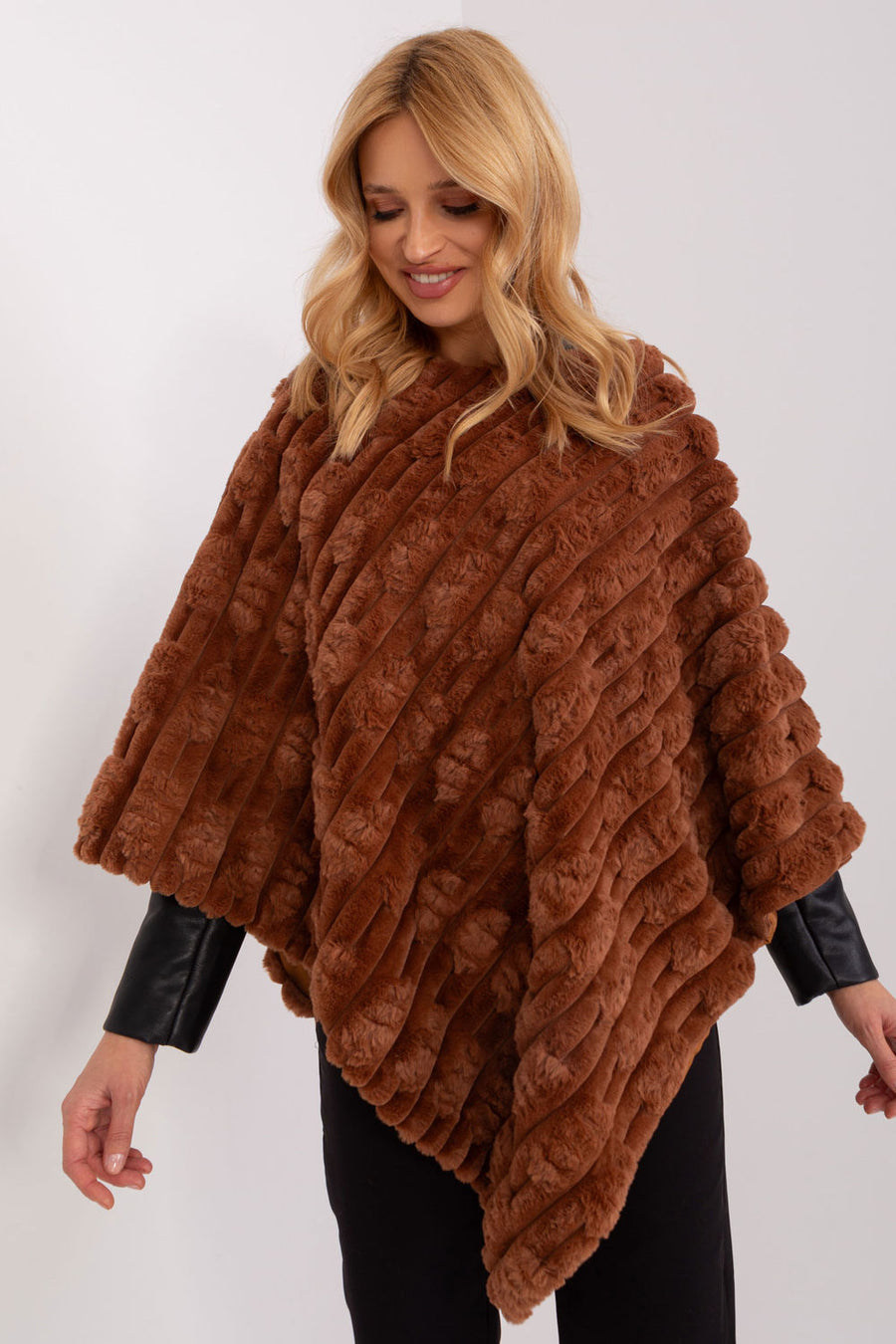 AT Light Brown Poncho