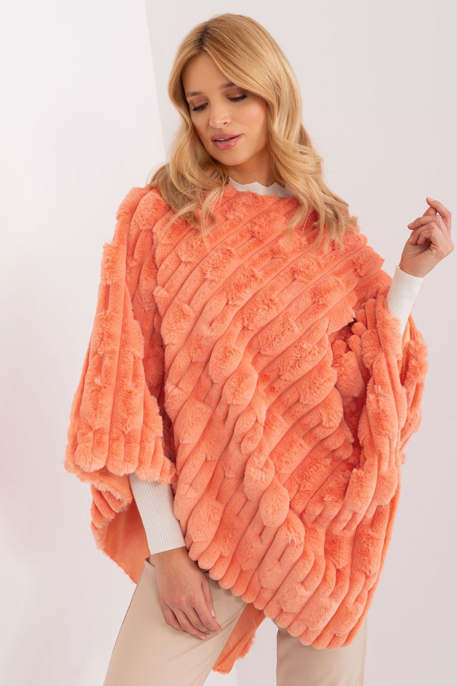 AT Orange Poncho