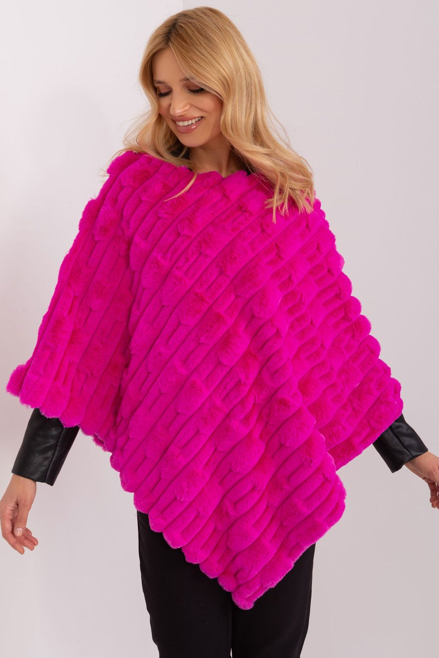 AT Fuchsia Poncho