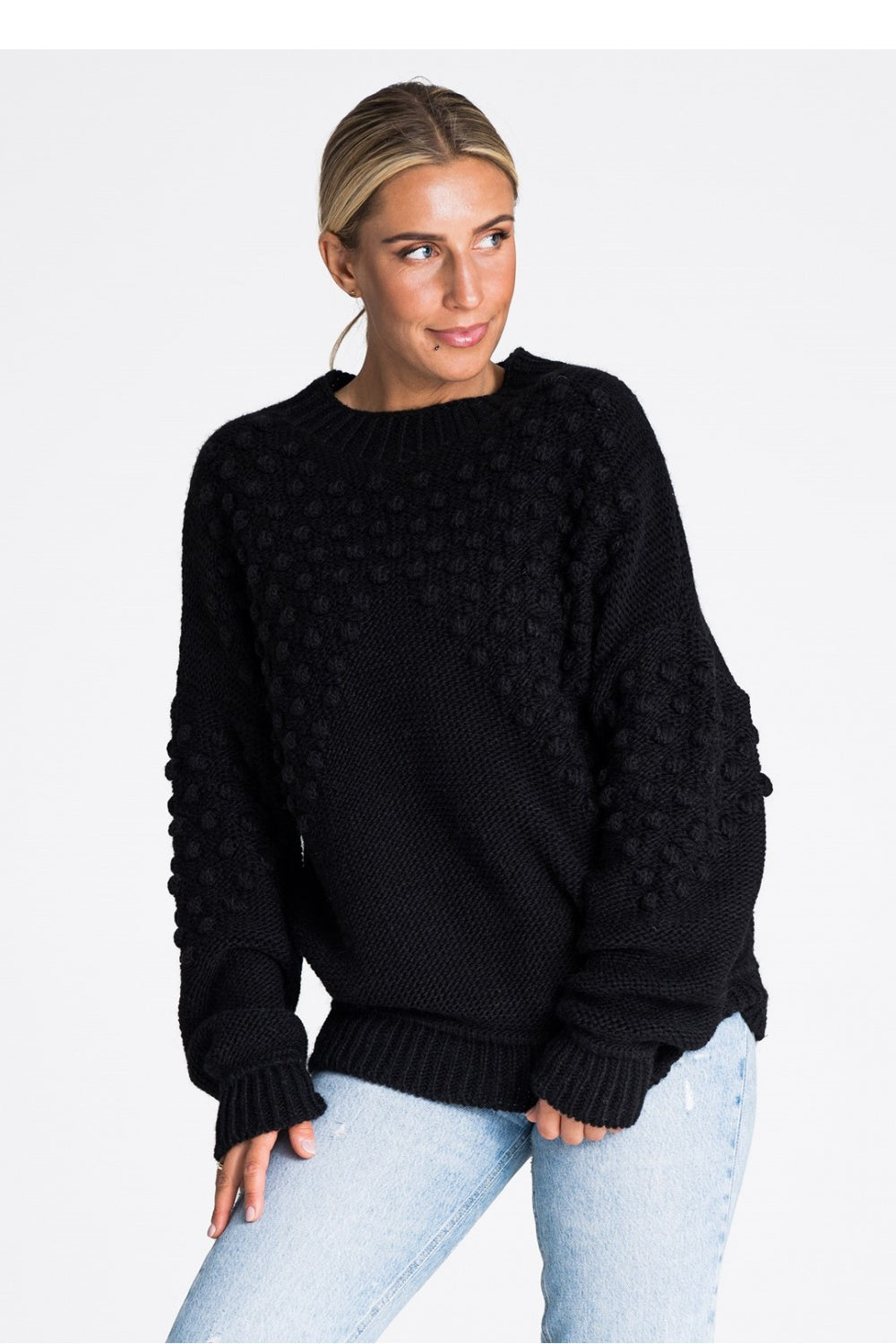 Figl Black Long Sleeve Jumper - view 2