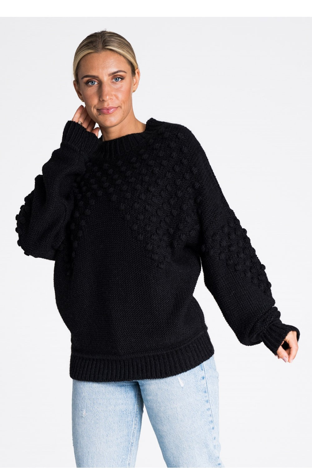 Figl Black Long Sleeve Jumper - view 4