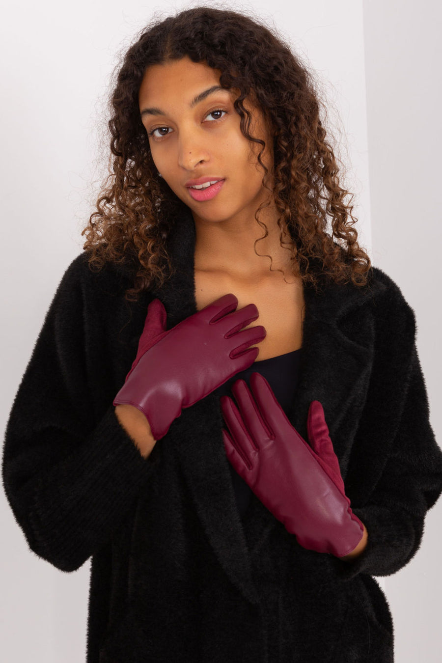 AT Burgundy Gloves