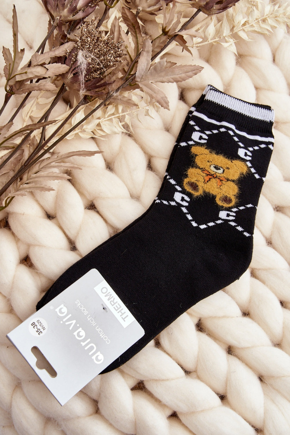 Step In Style Black Socks - view 2