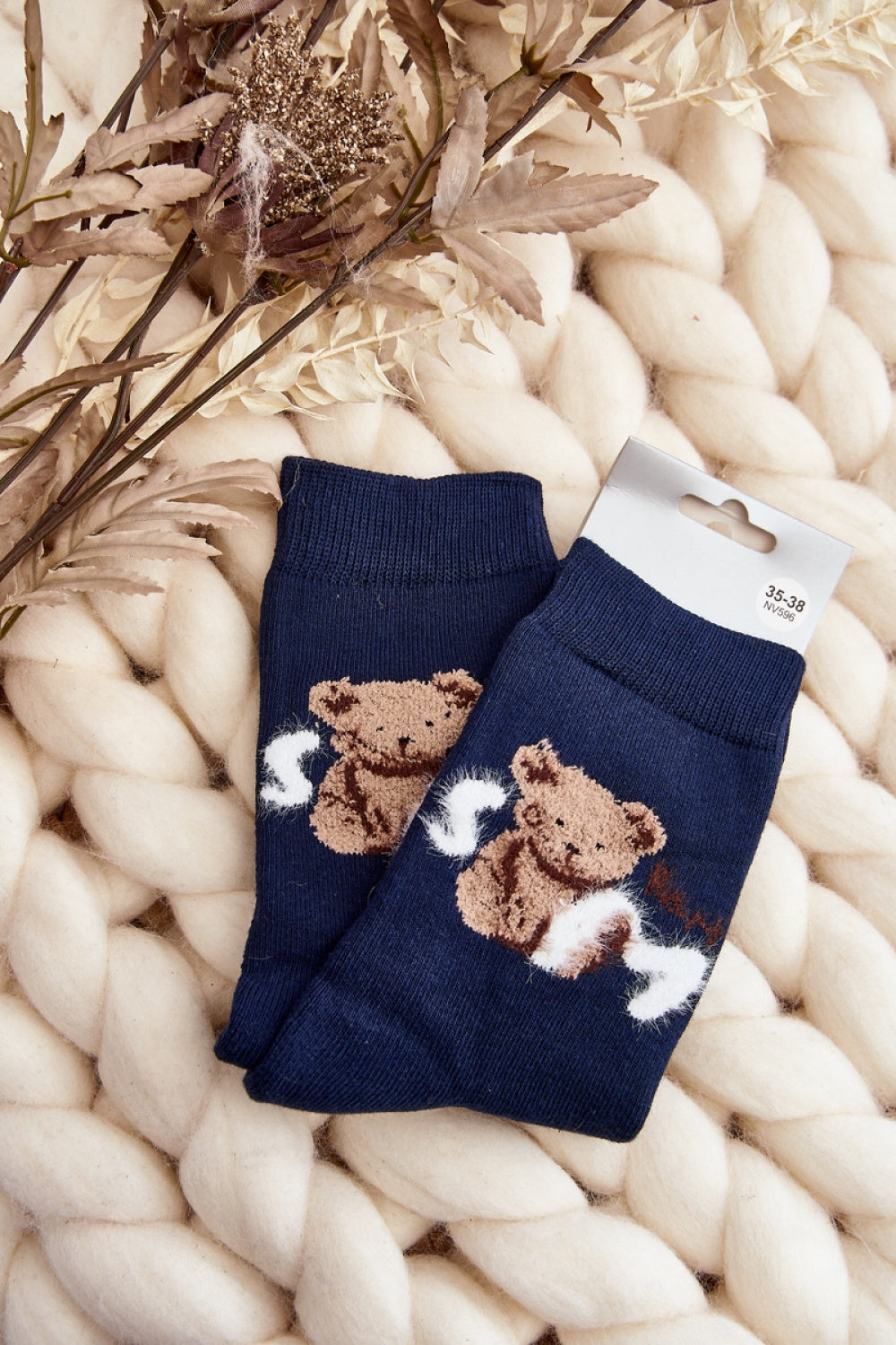 Step In Style Navy Socks
