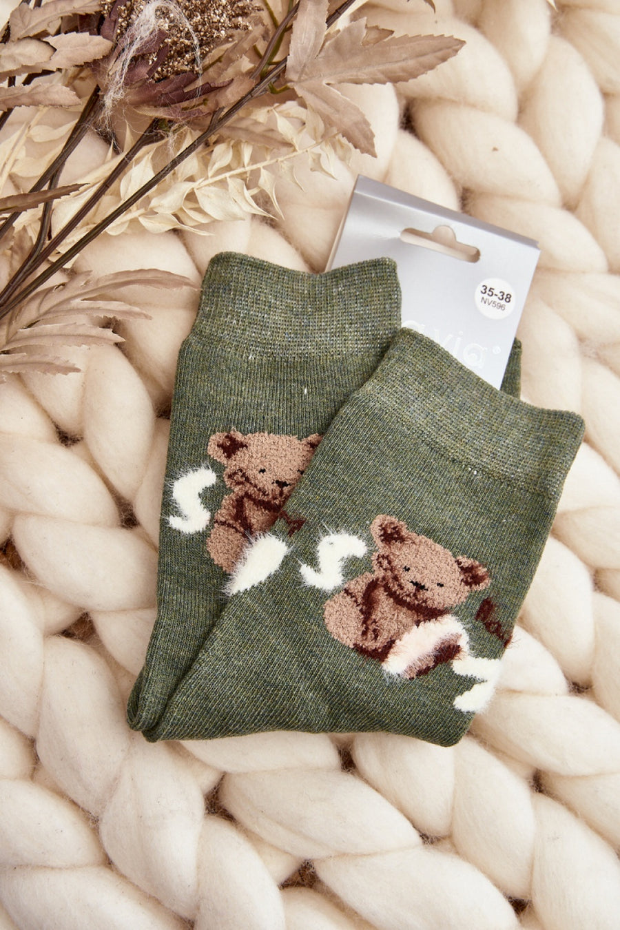 Step In Style Green Socks