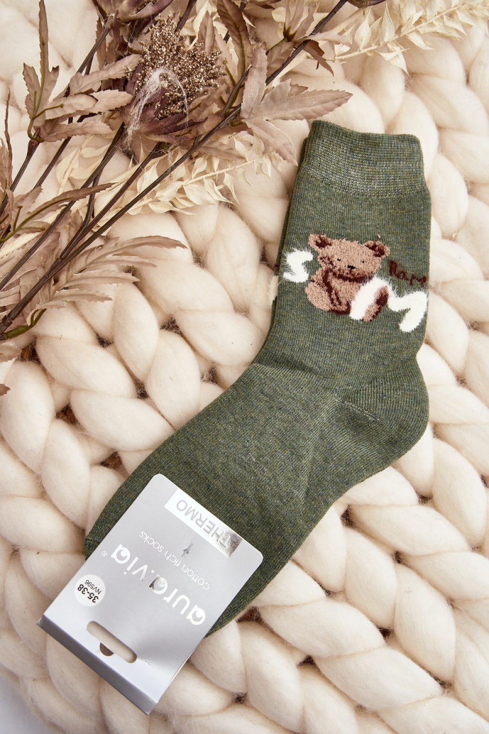 Step In Style Green Socks - view 2