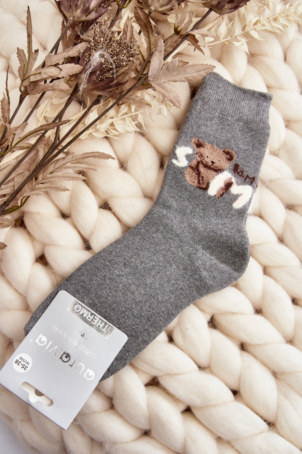 Step In Style Dark Grey Socks - view 2