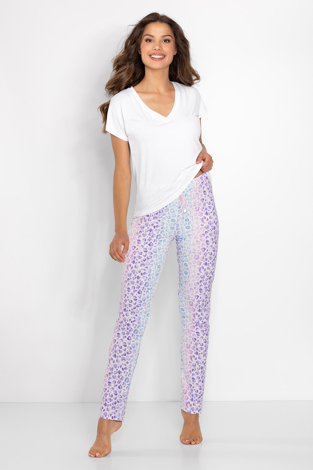 Momenti Per Me Coco Lilac Short Sleeve Pyjamas