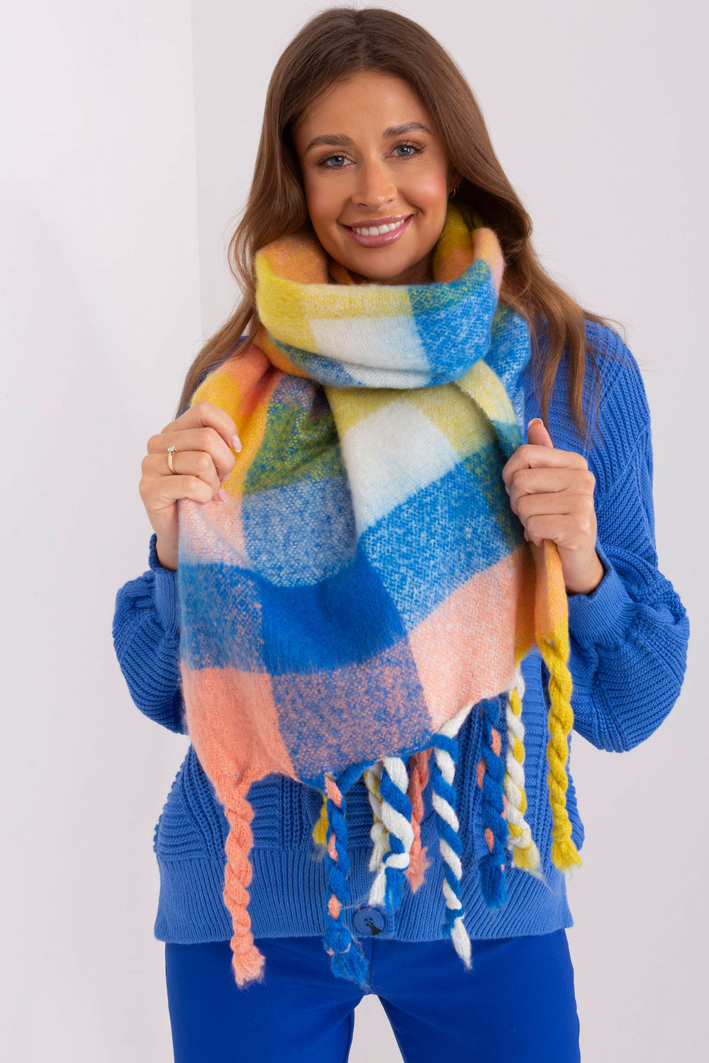 AT Yellow Loose Fit Shawl