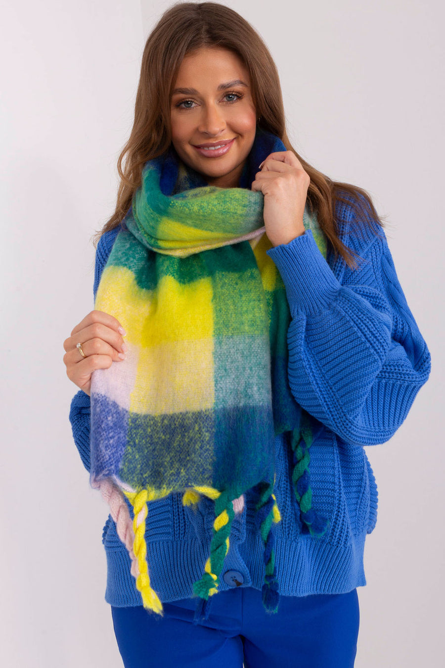 AT Cobalt Blue Shawl