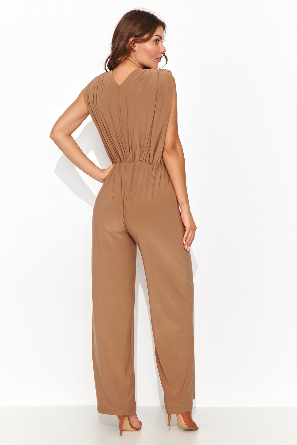 Numinou Camel Wide Leg Jumpsuit - view 2