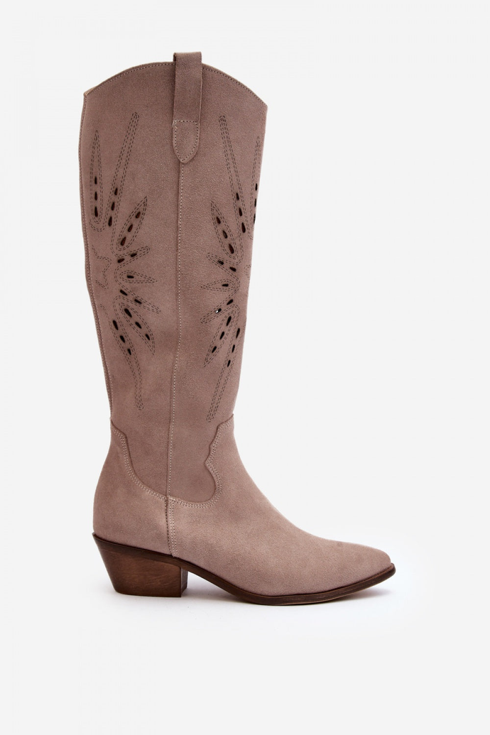 Step In Style Zazoo Beige Leather Cut-Out Boots - view 3