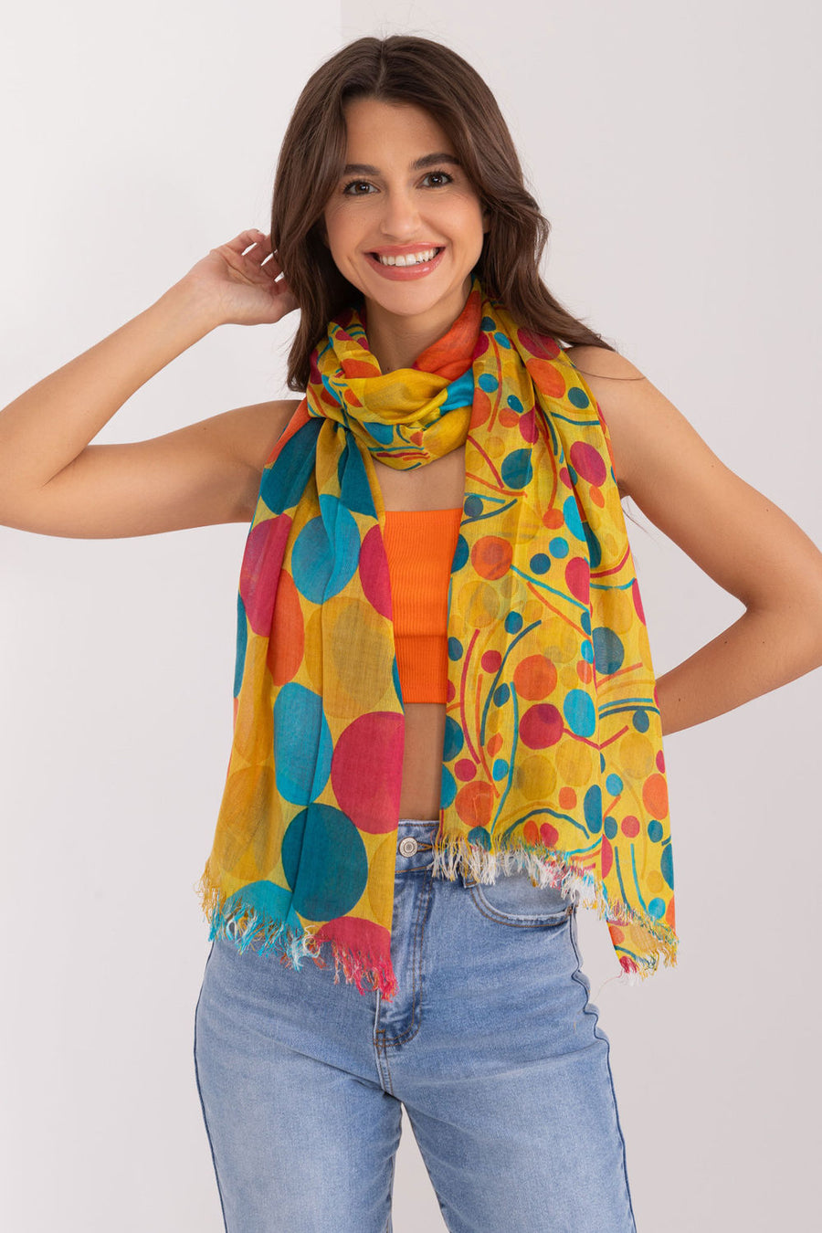 AT Yellow Neck Scarf