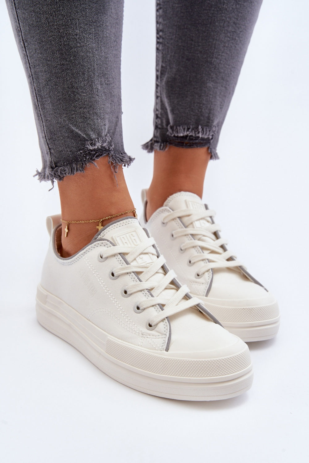 Step In Style White Platform Trainers - view 3