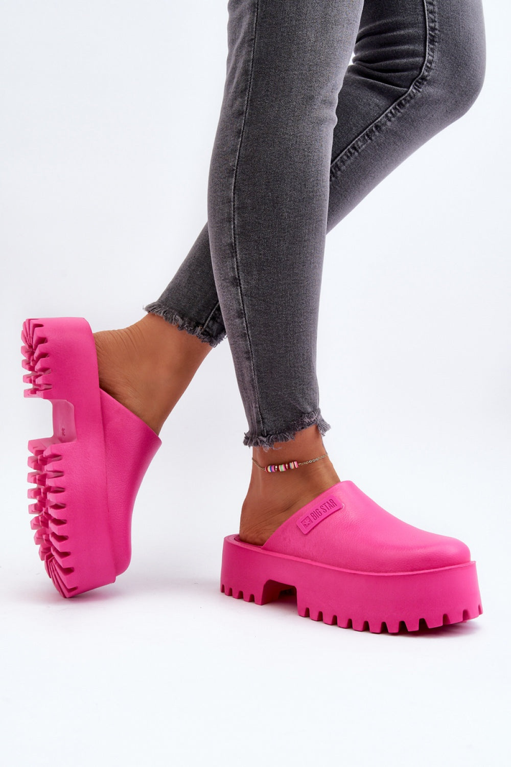 Step In Style Fuchsia Flip Flops