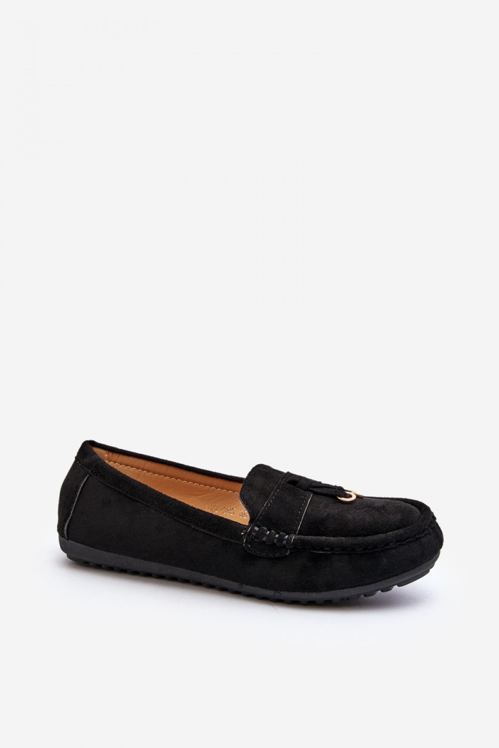 Step In Style Ontala Black Faux Leather Moccasins - view 2