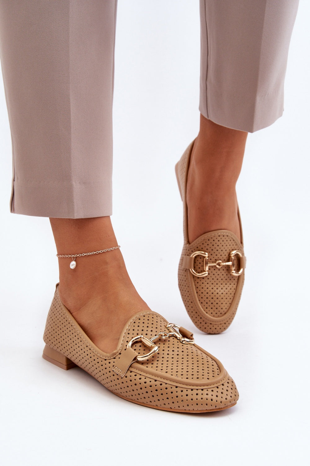 Step In Style Iluvana Camel Faux Leather Flat Moccasins - view 3